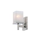Maxim Lighting Tetra 2151LNSN 1-Light 60W Satin Nickel Vanity Light