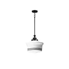 Maxim Lighting 21534WTBK 1-Light 60W Black Pendant