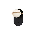 Maxim Lighting Revolve 21600SWBKGLD 1-Light Black/Gold Wall Sconce