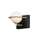 Maxim Lighting Revolve 21601SWBKGLD 1-Light 4W Black/Gold Vanity Light