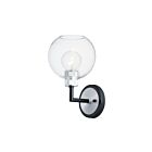 Maxim Lighting Vessel 21611CLBKAL 1-Light 60W Black/Brushed Aluminum Vanity Light
