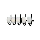 Maxim Lighting Taylor 21645SWTXB 5-Lights 60W Textured Black Vanity Light