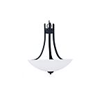 Maxim Lighting 21654SWTXB Taylor 3-Lights 180W Textured Black Pendant