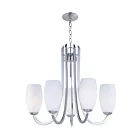 Maxim Lighting 21655SWSN Taylor 5-Lights 300W Satin Nickel Incandescent Chandelier