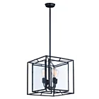 Maxim Lighting 21675CDBK Era 4-Lights 240W Black Pendant