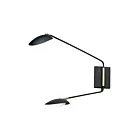 Maxim Lighting Scan 21692BKSBR 2-Lights Black/Satin Brass Wall Sconce