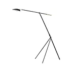 Maxim Lighting 21694BKSBR Scan 1-Light 6.5W Black/Satin Brass LED Floor Lamp