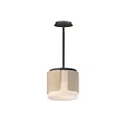 Maxim Lighting 21714SWNWDCHL 1-Light 60W Black Pendant