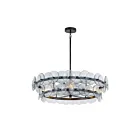 Maxim Lighting 21823TCGM Loren 4-Lights 240W Gunmetal Chandelier