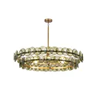 Maxim Lighting 21824GNWBR Loren 6-Lights 360W Weathered Brass Chandelier