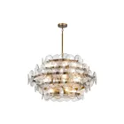 Maxim Lighting 21825TCWBR 12-Lights 720W Weathered Brass Chandelier