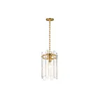 Maxim Lighting 21831AGGL 1-Light 60W Dark Bronze Pendant