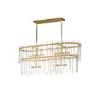 Maxim Lighting 21838AGGL 8-Lights 480W Gold Leaf Pendant