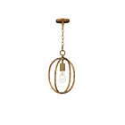 Maxim Lighting 21841EG 1-Light 60W Etruscan Gold Pendant