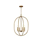 Maxim Lighting 21843EG 4-Lights 240W Etruscan Gold Pendant