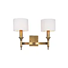Maxim Lighting Fairmont 22379OMNAB 2-Lights Natural Aged Brass Wall Sconce