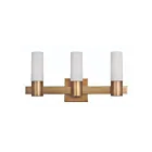 Maxim Lighting Contessa 22413SWNAB 3-Lights 40W Natural Aged Brass Vanity Light