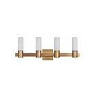 Maxim Lighting Contessa 22414SWNAB 4-Lights 40W Natural Aged Brass Vanity Light