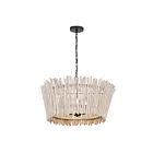 Maxim Lighting 22426WWTBZ Baywood 4-Lights 240W Textured Bronze Chandelier