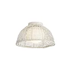 Maxim Lighting 22470WWT 1-Light 60W Weathered White Flush Mount