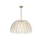 Maxim Lighting 22482SWGLD 1-Light 60W Gold Pendant