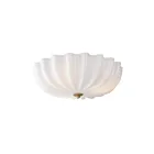 Maxim Lighting 22650WTNAB 3-Lights 180W White and Natural Aged Brass Flush Mount