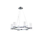 Maxim Lighting 23077CLFTPC-BUL Silo 6-Lights 12W Polished Chrome LED Chandelier