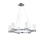 Maxim Lighting 23077CLFTPC Silo 6-Lights 240W Polished Chrome Chandelier
