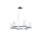 Maxim Lighting 23077CLFTPC Silo 6-Lights 240W Polished Chrome Chandelier