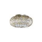 Maxim Lighting 24150BCGS Arabesque 7-Lights 3W Golden Silver Flush Mount