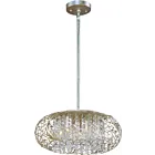 Maxim Lighting 24154BCGS Arabesque 7-Lights 21W Golden Silver Pendant