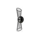 Maxim Lighting Zeta 24171BK 2-Lights Black Wall Sconce