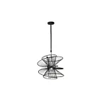 Maxim Lighting 24174BK Zeta 2-Lights 16W Black Pendant