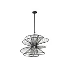Maxim Lighting 24176BK Zeta 2-Lights 16W Black Pendant