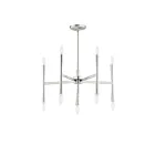 Maxim Lighting 24625SN Rome 10-Lights 400W Satin Nickel Incandescent Chandelier