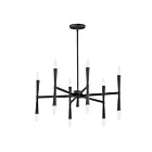 Maxim Lighting 24626BK Rome 12-Lights 480W Black Incandescent Chandelier