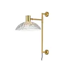 Maxim Lighting 24980TCSBR Metropolis 1-Light 6W Satin Brass Wall Light
