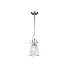 Maxim Lighting 25002CLSN Hi-Bay 1-Light 60W Satin Nickel Pendant