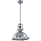 Maxim Lighting 25109FTPN Hi-Bay 1-Light 60W Polished Nickel Pendant