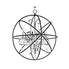 Maxim Lighting 25144ARPN Orbit 6-Lights 360W Anthracite/Polished Nickel Pendant