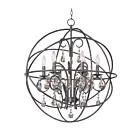 Maxim Lighting 25144OI Orbit 6-Lights 360W Oil Rubbed Bronze Pendant