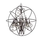 Maxim Lighting 25147OI Orbit 12-Lights 480W Oil Rubbed Bronze Pendant