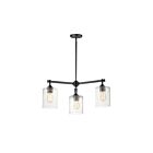 Maxim Lighting 25273SSBZ Stonehenge 3-Lights 180W Bronze Incandescent Chandelier