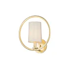 Maxim Lighting 25291OFNAB Meridian 1-Light 60W Natural Aged Brass Semi-Flush Mount