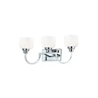 Maxim Lighting Swale 26063WTPC 3-Lights 60W Polished Chrome Vanity Light