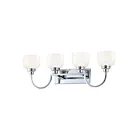Maxim Lighting Swale 26064WTPC 4-Lights 60W Polished Chrome Vanity Light