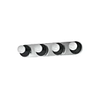 Maxim Lighting 26094WTBKPC-BUL 4-Lights 24W Polished Chrome Bath Vanity Light