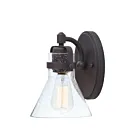 Maxim Lighting Seafarer 26111CDOI-BUL 1-Light Oil Rubbed Bronze Wall Sconce