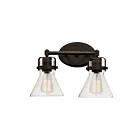 Maxim Lighting Seafarer 26112CDOI-BUL 2-Lights 6W Oil Rubbed Bronze Vanity Light