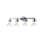 Maxim Lighting Seafarer 26114CDPC 4-Lights 60W Polished Chrome Vanity Light